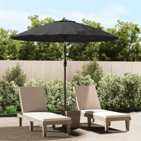 Garden umbrella with black aluminum pole 270 cm by vidaXL, Umbrellas - Ref: Foro24-47310, Price: 78,71 €, Discount: %