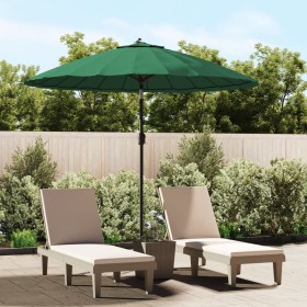 Garden umbrella with green aluminum pole 270 cm by vidaXL, Umbrellas - Ref: Foro24-47304, Price: 87,76 €, Discount: %