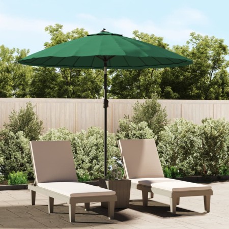 Sombrilla de jardín con palo de aluminio verde 270 cm de vidaXL, Sombrillas - Ref: Foro24-47304, Precio: 87,99 €, Descuento: %