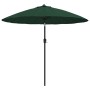 Sombrilla de jardín con palo de aluminio verde 270 cm de vidaXL, Sombrillas - Ref: Foro24-47304, Precio: 87,99 €, Descuento: %