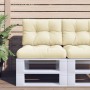 Cushions for pallet sofa 2 units cream fabric by , Cushions for chairs and sofas - Ref: Foro24-314485, Price: 28,71 €, Discou...