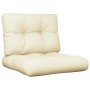 Cushions for pallet sofa 2 units cream fabric by , Cushions for chairs and sofas - Ref: Foro24-314485, Price: 28,71 €, Discou...