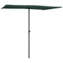 Garden umbrella with green aluminum pole 2x1.5 m by vidaXL, Umbrellas - Ref: Foro24-47336, Price: 44,15 €, Discount: %