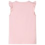 Children's light pink ruffle sleeve t-shirt 116 by , Kids T-shirts - Ref: Foro24-10501, Price: 9,35 €, Discount: %