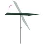 Garden umbrella with green aluminum pole 2x1.5 m by vidaXL, Umbrellas - Ref: Foro24-47336, Price: 44,15 €, Discount: %