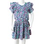 Children's dress with cobalt blue ruffle sleeves 116 by , Children's dresses - Ref: Foro24-11551, Price: 13,46 €, Discount: %