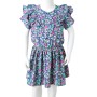 Children's dress with cobalt blue ruffle sleeves 140 by , Children's dresses - Ref: Foro24-11553, Price: 13,46 €, Discount: %