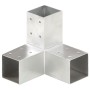 Conectores de postes en Y 4 uds metal galvanizado 71x71 mm de vidaXL, Postes de cerca - Ref: Foro24-145458, Precio: 58,19 €, ...