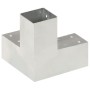 Conectores de postes en Y 4 uds metal galvanizado 71x71 mm de vidaXL, Postes de cerca - Ref: Foro24-145458, Precio: 58,19 €, ...