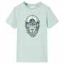 Camiseta infantil con rayas verde menta claro 140 de , Camisetas para niños - Ref: Foro24-12573, Precio: 9,35 €, Descuento: %