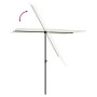 Garden umbrella with white sand aluminum pole 2x1.5 m by vidaXL, Umbrellas - Ref: Foro24-47337, Price: 44,15 €, Discount: %