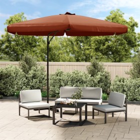 Gartenschirm mit Stahlstange 300 cm Terrakotta von vidaXL, Sonnenschirme - Ref: Foro24-47317, Preis: 88,99 €, Rabatt: %