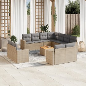 Set mit 12 Gartensofas und Kissen Kunstrattanbraun von , Modulare Sofas für den Außenbereich - Ref: Foro24-3224386, Preis: 82...