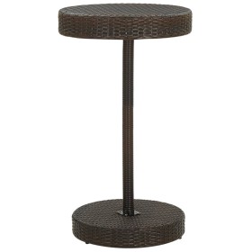 Synthetic brown rattan garden table 60.5x106 cm by vidaXL, Garden tables - Ref: Foro24-45855, Price: 108,99 €, Discount: %