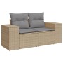 Set Gartensofas mit beigen Kissen 10 Stück synthetisches Rattan von , Gartensets - Ref: Foro24-3223108, Preis: 716,57 €, Raba...