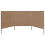 3-teilige Strandwindschutzscheibe taupegrauer Stoff 400x80 cm von vidaXL, Sonnenschirme - Ref: Foro24-47143, Preis: 31,05 €, ...