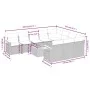 Gartensofa-Set 11-teilig mit beigen Polstern aus synthetischem Rattan von , Gartensets - Ref: Foro24-3259588, Preis: 675,03 €...