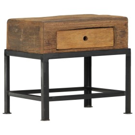 Mesita de noche de madera maciza reciclada 40x35x40 cm de vidaXL, Mesitas de noche - Ref: Foro24-282890, Precio: 99,99 €, Des...