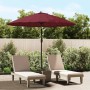 Garden umbrella with burgundy red aluminum pole 270 cm by vidaXL, Umbrellas - Ref: Foro24-47308, Price: 100,99 €, Discount: %