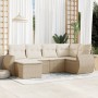 Garden sofa set with 6-piece synthetic rattan beige cushions by , Garden sets - Ref: Foro24-3253995, Price: 541,73 €, Discoun...