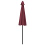 Garden umbrella with burgundy red aluminum pole 270 cm by vidaXL, Umbrellas - Ref: Foro24-47308, Price: 100,99 €, Discount: %