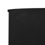 3-panel beach windbreaker black fabric 400x120 cm by vidaXL, Umbrellas - Ref: Foro24-47146, Price: 49,25 €, Discount: %