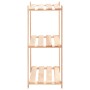 3-tier solid pine wood storage shelf 150 kg by vidaXL, Industrial shelving - Ref: Foro24-286201, Price: 42,79 €, Discount: %