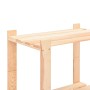 3-tier solid pine wood storage shelf 150 kg by vidaXL, Industrial shelving - Ref: Foro24-286201, Price: 42,79 €, Discount: %