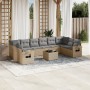 Garden sofa set 11 pieces with beige synthetic rattan cushions by , Garden sets - Ref: Foro24-3220678, Price: 752,33 €, Disco...