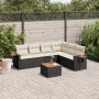 7-piece garden dining set with black synthetic rattan cushions by , Garden sets - Ref: Foro24-3226847, Price: 456,09 €, Disco...