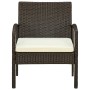 Garden chair with brown synthetic rattan cushion by vidaXL, Garden chairs - Ref: Foro24-45794, Price: 81,99 €, Discount: %