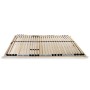 Slatted bed base with 28 slats 7 regions 140x200 cm