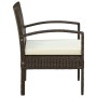 Garden chair with brown synthetic rattan cushion by vidaXL, Garden chairs - Ref: Foro24-45794, Price: 81,99 €, Discount: %