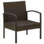 Garden chair with brown synthetic rattan cushion by vidaXL, Garden chairs - Ref: Foro24-45794, Price: 81,99 €, Discount: %