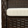 Garden chair with brown synthetic rattan cushion by vidaXL, Garden chairs - Ref: Foro24-45794, Price: 81,99 €, Discount: %