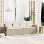 Garden sofa set with 4-piece synthetic rattan beige cushions by , Garden sets - Ref: Foro24-3252215, Price: 313,99 €, Discoun...