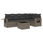 Set de muebles de jardín 6 pzas y cojines ratán sintético gris de , Conjuntos de jardín - Ref: Foro24-3252477, Precio: 460,50...