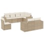 Garden sofa set with beige cushions, 8 pieces, PE rattan. by , Garden sets - Ref: Foro24-3222837, Price: 706,51 €, Discount: %