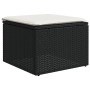 Set Gartensofas 10 Stück Kissen synthetisches Rattan schwarz von , Modulare Sofas für den Außenbereich - Ref: Foro24-3224719,...