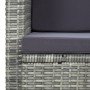 2-seater garden sofa with gray synthetic rattan cushions by vidaXL, Outdoor sofas - Ref: Foro24-45783, Price: 182,78 €, Disco...