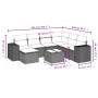 Set Gartensofas mit beigen Kissen 8 Stück PE Rattan von , Gartensets - Ref: Foro24-3222907, Preis: 618,76 €, Rabatt: %