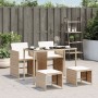 5-piece garden dining set with beige synthetic rattan cushions by , Garden sets - Ref: Foro24-365083, Price: 213,89 €, Discou...