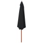 Garden umbrella with black wooden pole 350 cm by vidaXL, Umbrellas - Ref: Foro24-47138, Price: 110,99 €, Discount: %