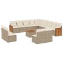 Set sofás de jardín 14 pzas con cojines ratán sintético beige de , Conjuntos de jardín - Ref: Foro24-3228172, Precio: 1,00 €,...