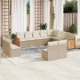 Garden sofa set 12 pieces and brown synthetic rattan cushions by , Garden sets - Ref: Foro24-3228151, Price: 908,88 €, Discou...