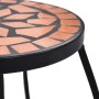 Mesitas de mosaico 3 uds cerámica terracota de vidaXL, Soportes para macetas - Ref: Foro24-46701, Precio: 86,07 €, Descuento: %