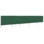 5-panel beach windbreaker green fabric 600x160cm by vidaXL, Umbrellas - Ref: Foro24-47167, Price: 80,15 €, Discount: %