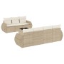 Juego de sofás de jardín con cojines beige 8 pzas ratán PE de , Conjuntos de jardín - Ref: Foro24-3221127, Precio: 756,09 €, ...