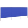 Paravientos de playa de 3 paneles tela azul celeste 400x160 cm de vidaXL, Sombrillas - Ref: Foro24-47153, Precio: 64,02 €, De...