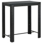 Tall garden table made of black synthetic rattan 100x60.5x110.5 cm by vidaXL, Garden tables - Ref: Foro24-45874, Price: 146,0...